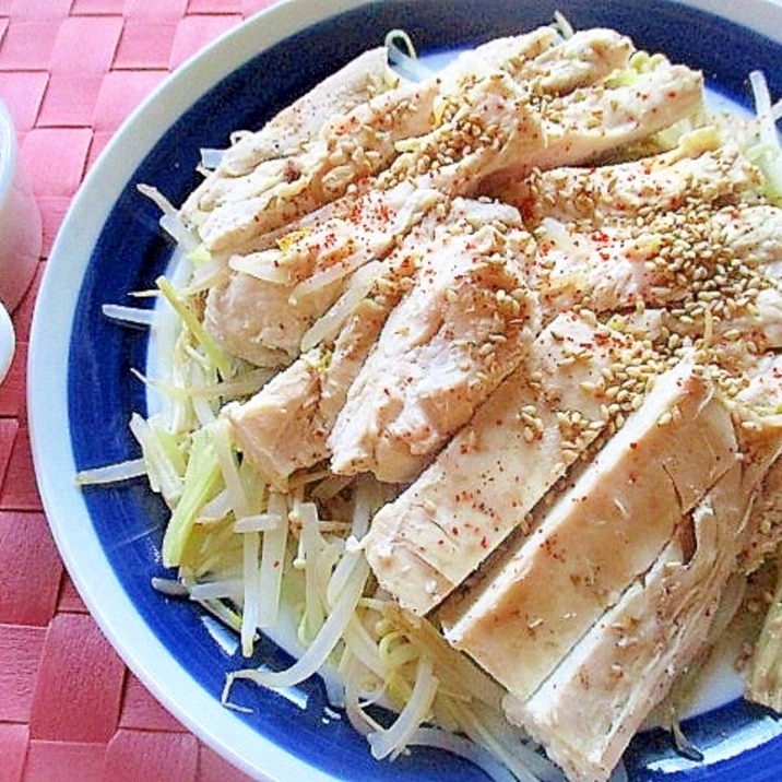 簡単 鶏むね肉ともやしのレンジ蒸し レシピ 作り方 By はぁぽじ 楽天レシピ 簡単 鶏むね肉ともやしのレンジ蒸し レシピ 作り方 By はぁぽじ 楽天レシピ